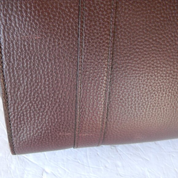 MULBERRY Zipped Bayswater LARGE OXBLOOD/BURGUNDY LEATHER SATCHEL/CROSSBODY - Picture 13 of 14